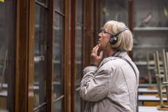 Audiowandeling in het Koninklijk Atheneum Antwerpen (Foto: Sigrid Spinnox)