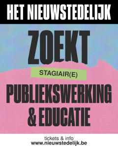 Stagiair publiekswerking en educatie gezocht